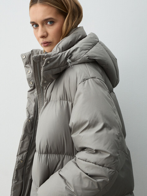 Женский пуховик MARC O'POLO, Артикул 5000006955, серый | 5012487. Ракурс 3