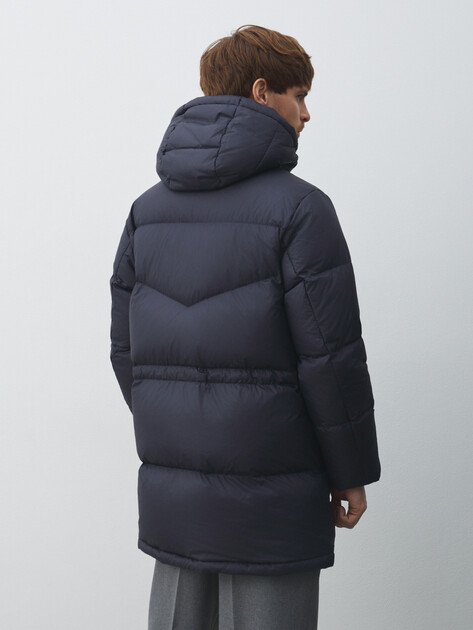 Мужской пуховик MARC O'POLO, Артикул 5000006393, темно-синий | 5012545. Ракурс 4