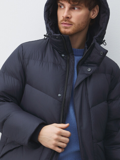 Мужской пуховик MARC O'POLO, Артикул 5000006393, темно-синий | 5012545. Ракурс 5