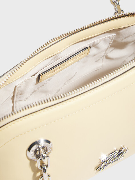 Женская сумка  KARL LAGERFELD k/autograph sm bowling shb, Артикул B2W30039, бледно-желтый | 5012825. Ракурс 4