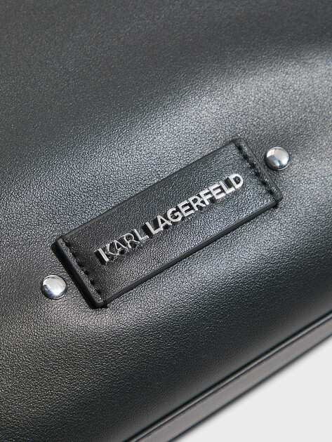 Женский тоут KARL LAGERFELD k/eyelets md tote, Артикул B2W30085, черный | 5012959. Ракурс 2