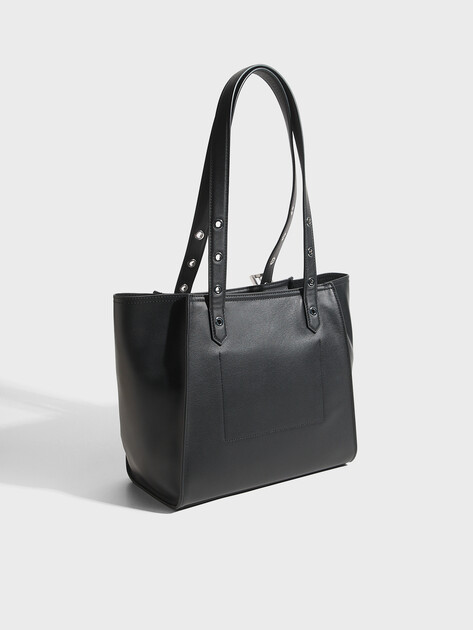 Женский тоут KARL LAGERFELD k/eyelets md tote, Артикул B2W30085, черный | 5012959. Ракурс 3
