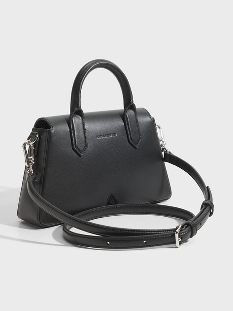 Женская сумка  KARL LAGERFELD ikon/k tph crossbody, Артикул B2W30261, черный | 5012977. Ракурс 3