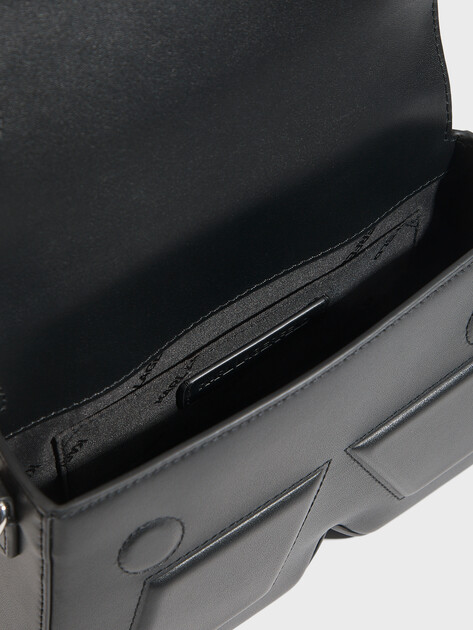Женская сумка  KARL LAGERFELD ikon/k tph crossbody, Артикул B2W30261, черный | 5012977. Ракурс 4