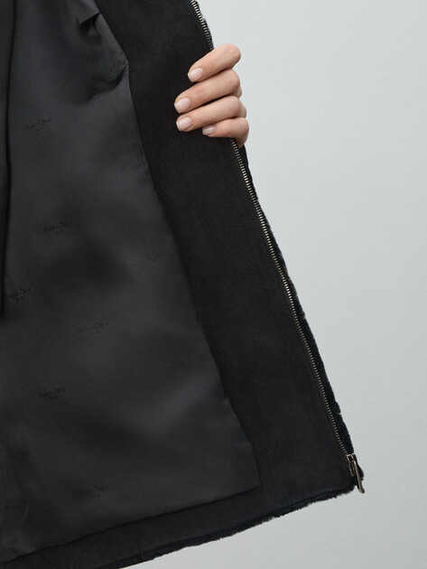 Женская шуба  MAISON DAVID, Артикул ODRI_ASTR, черный | 5013305. Ракурс 6