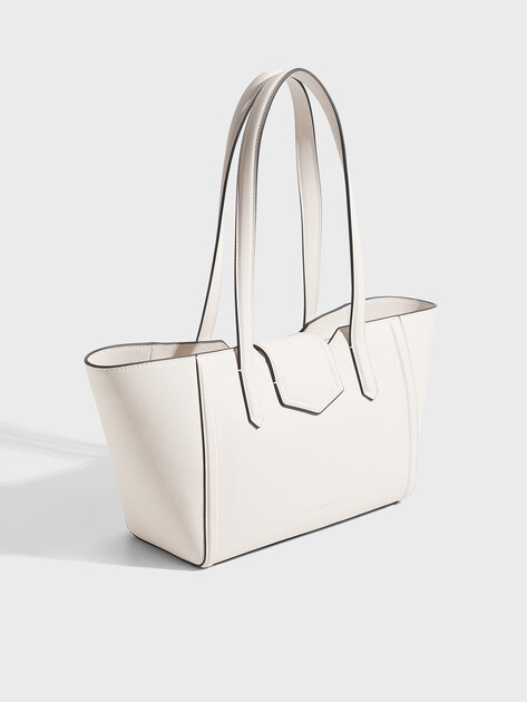 Женский тоут KARL LAGERFELD k/nova sm ew tote, Артикул B2W30108, молочно-белый | 5013521. Ракурс 3