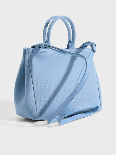 Женская сумка  KARL LAGERFELD k/rsg conv. trapeze mini shp, Артикул B2W50003, голубой | 5014328. Ракурс 3