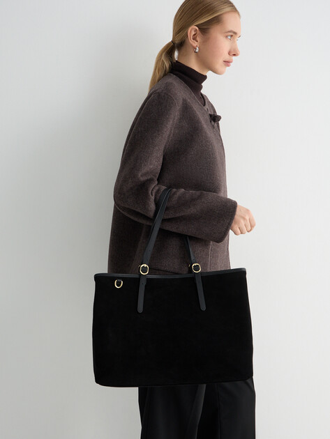 Женский тоут MAISON DAVID, Артикул GL-BAG-041, черный | 5014754. Ракурс 5