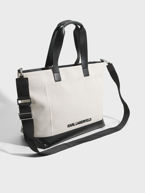 Мужской шоппер KARL LAGERFELD k/nautical tote, Артикул B2M30195, молочно-бежевый | 5016900. Ракурс 3