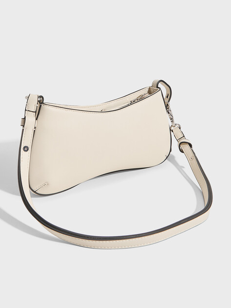 Женская сумка через плечо кросс-боди KARL LAGERFELD ikon smooth outline mini cb, Артикул B2W30269, молочный | 5020245. Ракурс 3 Женская сумка через плечо кросс-боди KARL LAGERFELD ikon smooth outline mini cb, Артикул B2W30269, молочный | 5020245. Ракурс 3