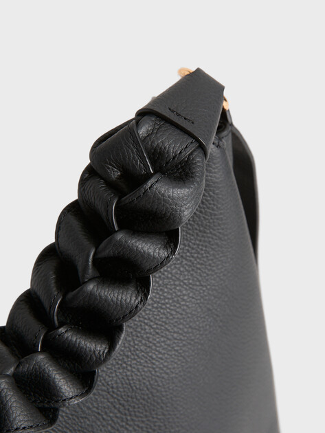 Женская сумка  COCCINELLE HANDBAG DOUBLE GRAINY LEATHER, Артикул E1 M50 13 02 01, черный | 5020256. Ракурс 2