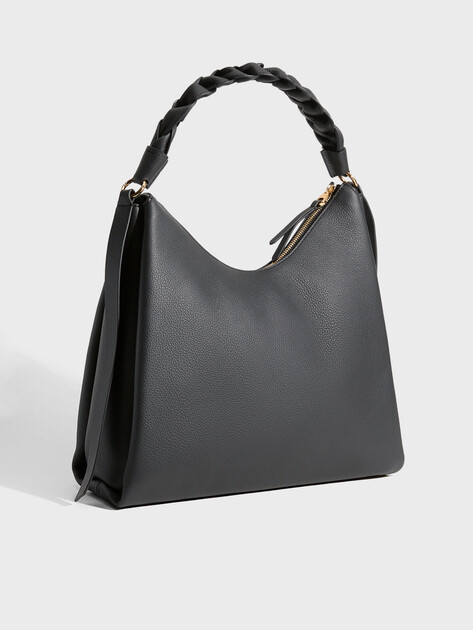 Женская сумка  COCCINELLE HANDBAG DOUBLE GRAINY LEATHER, Артикул E1 M50 13 02 01, черный | 5020256. Ракурс 3