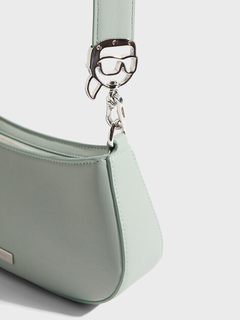 Женская сумка  KARL LAGERFELD ikon smooth outline sm shb, Артикул B2W30180, мятный | 5020412. Ракурс 2