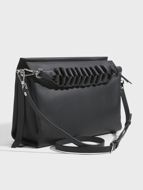 Женская сумка  COCCINELLE HANDBAG DOUBLE GRAINY LEATHER, Артикул E1 M50 19 02 02, черный | 5021030. Ракурс 3