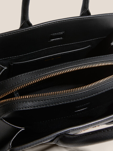 Женский тоут MICHAEL KORS SM SATCHEL, Артикул 30S5G9IS1L(K), черный | 5024725. Ракурс 4 Женский тоут MICHAEL KORS SM SATCHEL, Артикул 30S5G9IS1L(K), черный | 5024725. Ракурс 4