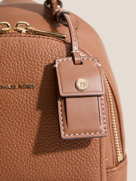 Женский рюкзак MICHAEL KORS XS CONV MSGR BKPK, Артикул 30T5G3XB1L(K), светло-коричневый | 5024997. Ракурс 2
