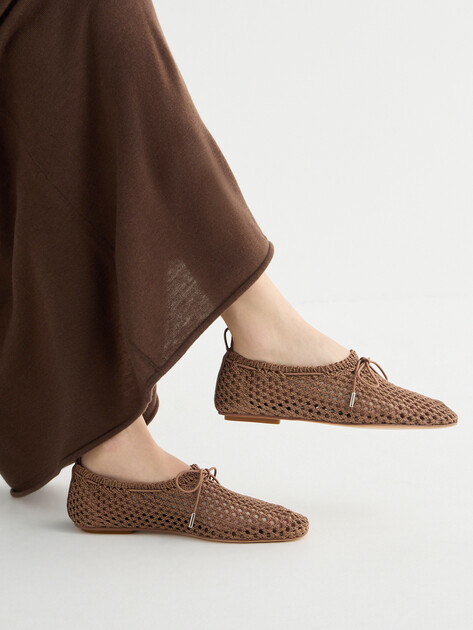Женские балетки TENDANCE, Артикул SW745-1, светло-коричневый | 5028750. Ракурс 7