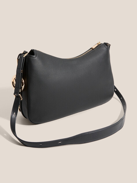 Женская сумка  MICHAEL KORS MD TZ CONV SHLDR, Артикул 30F5GY5M6L(K), черный | 5029009. Ракурс 3