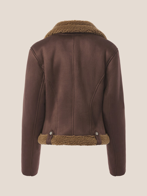 Женская дубленка  LUMIQUE, Артикул LUM W25-009F_WS, шоколадный | 5033221. Ракурс 8
