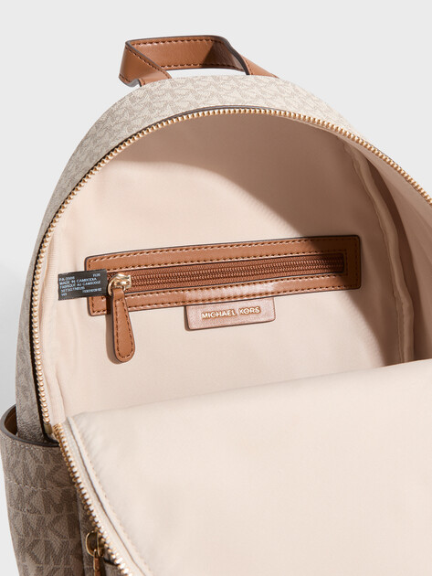 Женский рюкзак MICHAEL KORS MD BACKPACK, Артикул 30T5GTNB2B(K), молочно-бежевый | 5033805. Ракурс 4 Женский рюкзак MICHAEL KORS MD BACKPACK, Артикул 30T5GTNB2B(K), молочно-бежевый | 5033805. Ракурс 4