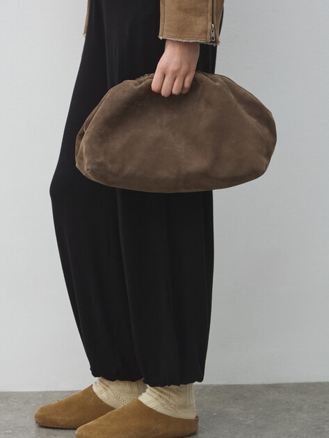 Клатч MAISON DAVID, Артикул CHRISTELLE, серо-коричневый | 5034519. Ракурс 5