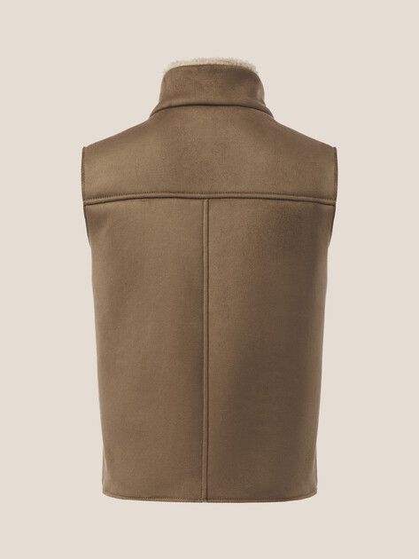 Женский жилет MAISON DAVID, Артикул LUNETTE_SDF_WS, серовато-коричневый | 5037421. Ракурс 8