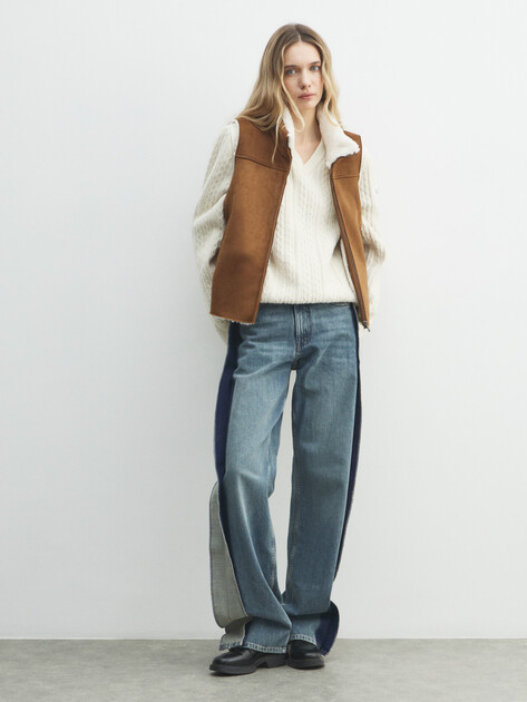 Женский жилет MAISON DAVID, Артикул LUNETTE_SDF_WS, светло-коричневый | 5037449. Ракурс 2