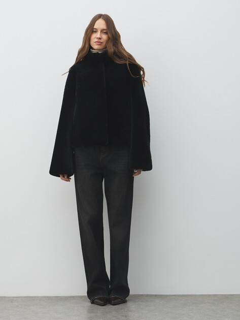 Женская шуба  MAISON DAVID, Артикул CATARINA_STR, черный | 5044757. Ракурс 2