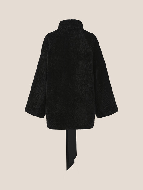 Женская шуба  MAISON DAVID, Артикул ARIN_ASTR, черный | 5046279. Ракурс 8