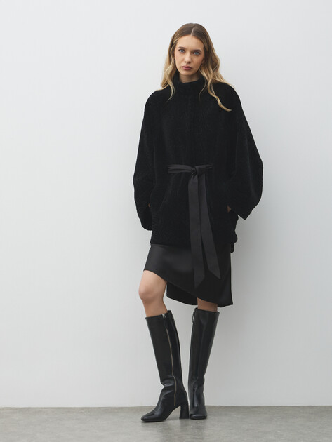 Женская шуба  MAISON DAVID, Артикул ARIN_ASTR, черный | 5046279. Ракурс 2