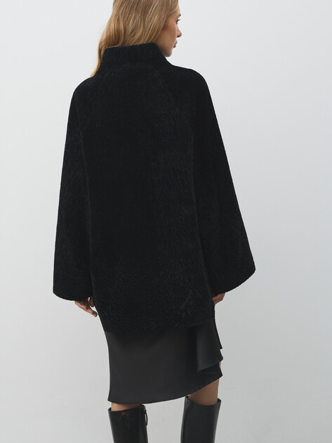 Женская шуба  MAISON DAVID, Артикул ARIN_ASTR, черный | 5046279. Ракурс 4