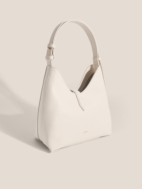 Женская сумка  FURLA, Артикул FURLA GOCCIA S HOBO, белый | 5047376. Ракурс 3