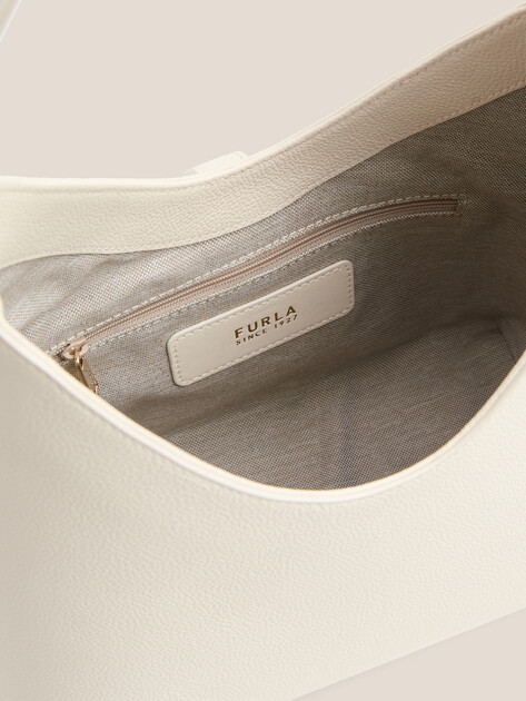 Женская сумка  FURLA, Артикул FURLA GOCCIA S HOBO, белый | 5047376. Ракурс 4