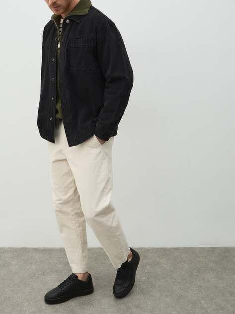 Мужские кеды CALVIN KLEIN, Артикул YM0YM01452(K), черный | 5048811. Ракурс 7