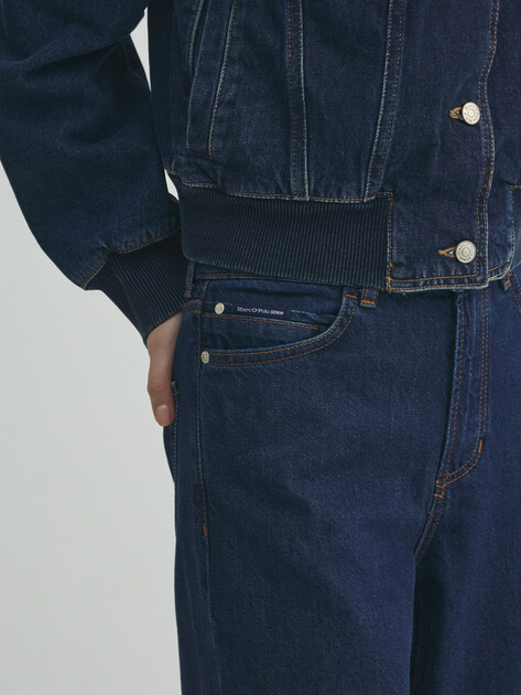 Женские широкие джинсы MARC O'POLO, Артикул 5000007388, темно-синий | 5049113. Ракурс 3 Женские широкие джинсы MARC O'POLO, Артикул 5000007388, темно-синий | 5049113. Ракурс 3