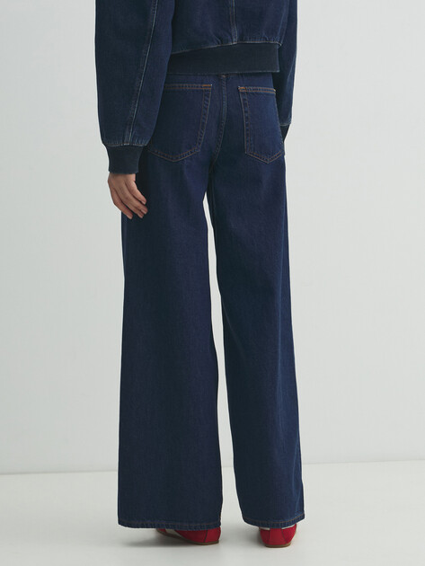 Женские широкие джинсы MARC O'POLO, Артикул 5000007388, темно-синий | 5049113. Ракурс 4 Женские широкие джинсы MARC O'POLO, Артикул 5000007388, темно-синий | 5049113. Ракурс 4
