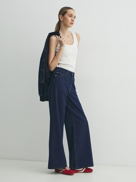 Женские широкие джинсы MARC O'POLO, Артикул 5000007388, темно-синий | 5049113. Ракурс 5 Женские широкие джинсы MARC O'POLO, Артикул 5000007388, темно-синий | 5049113. Ракурс 5