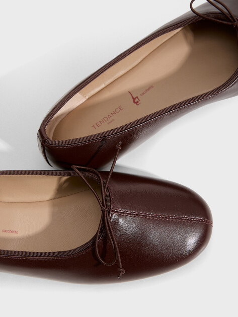 Женские балетки TENDANCE, Артикул YS-58277A-1, бордовый | 5050592. Ракурс 3