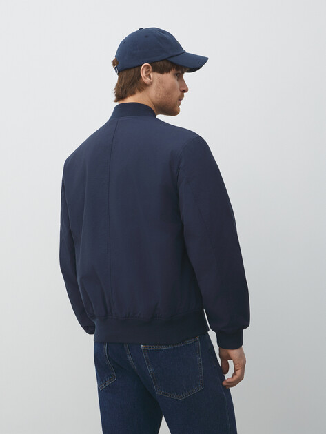 Мужской бомбер MARC O'POLO, Артикул 5000007603, темно-синий | 5051283. Ракурс 4
