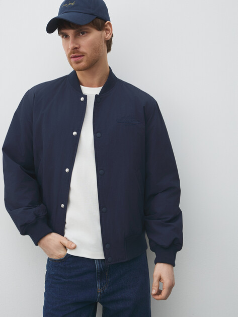 Мужской бомбер MARC O'POLO, Артикул 5000007603, темно-синий | 5051283. Ракурс 5
