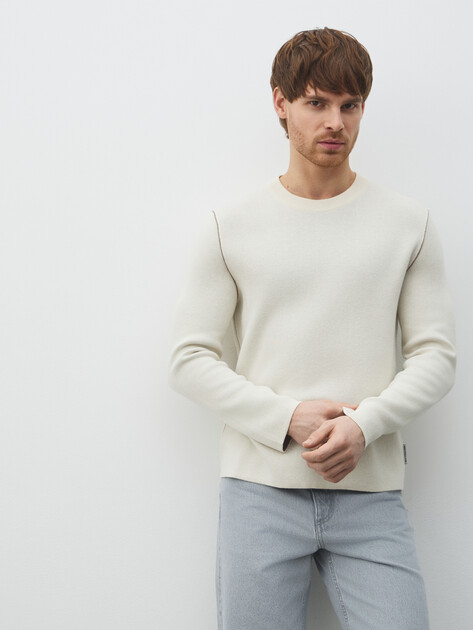 Мужской джемпер MARC O'POLO, Артикул 5000007630, молочно-белый | 5051312. Ракурс 5