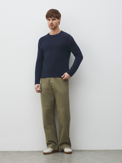 Мужской джемпер MARC O'POLO, Артикул 5000007630, темно-синий | 5051318. Ракурс 2