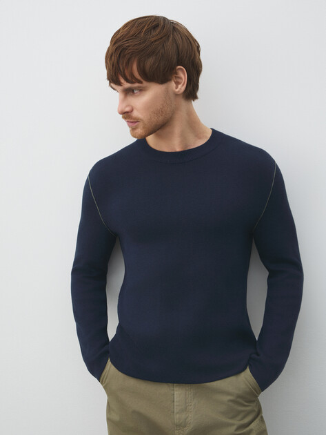 Мужской джемпер MARC O'POLO, Артикул 5000007630, темно-синий | 5051318. Ракурс 5
