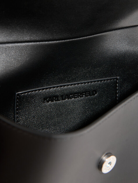 Женская сумка  KARL LAGERFELD k/autograph twist tph cb b/w, Артикул B3W30317, черно-белый | 5052840. Ракурс 4
