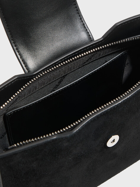 Женская сумка  KARL LAGERFELD k/nova tph zip cb suede, Артикул B3W30071, черный | 5053639. Ракурс 4