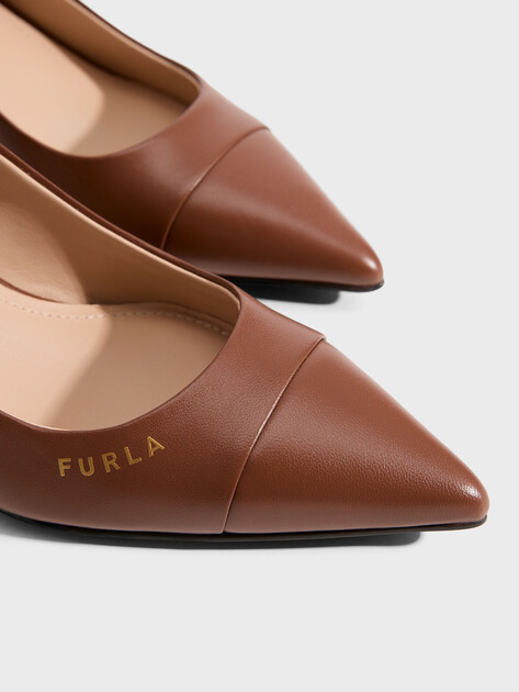 Женские туфли FURLA ATELIER, Артикул YL33ATL, оранжево-коричневый | 5053875. Ракурс 3