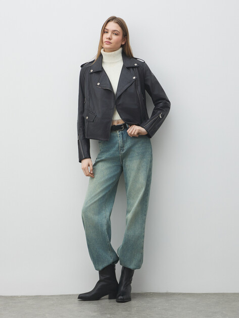 Женская косуха CALZETTI, Артикул MARINA, черный | 5054694. Ракурс 2