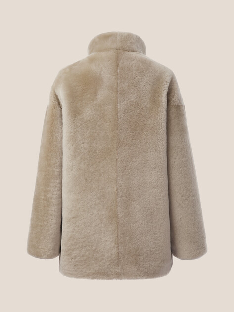 Женская шуба MAISON DAVID, Артикул SIBYLLE_STR, серовато-бежевый | 5056445. Ракурс 8 Женская шуба MAISON DAVID, Артикул SIBYLLE_STR, серовато-бежевый | 5056445. Ракурс 8