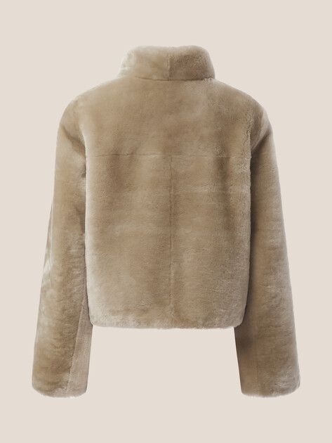 Женская шуба  MAISON DAVID, Артикул CATARINA_STR, серовато-бежевый | 5056458. Ракурс 8