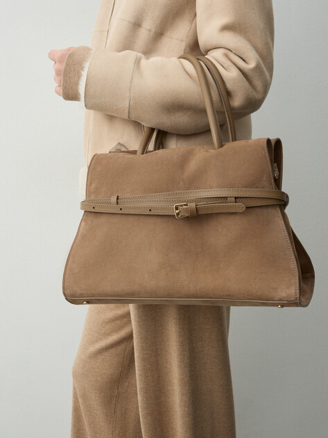 Женский тоут MAISON DAVID, Артикул NELLY, бежевый | 5057988. Ракурс 5